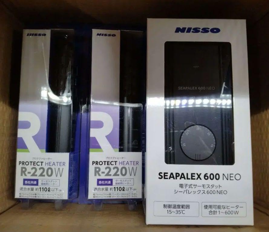 シーパレックス600 NEO+プロテクトヒーター R-220W×2本 ニッソーシーパレックス600NEO+プロテクトヒーターR220Wx2本 - WWW